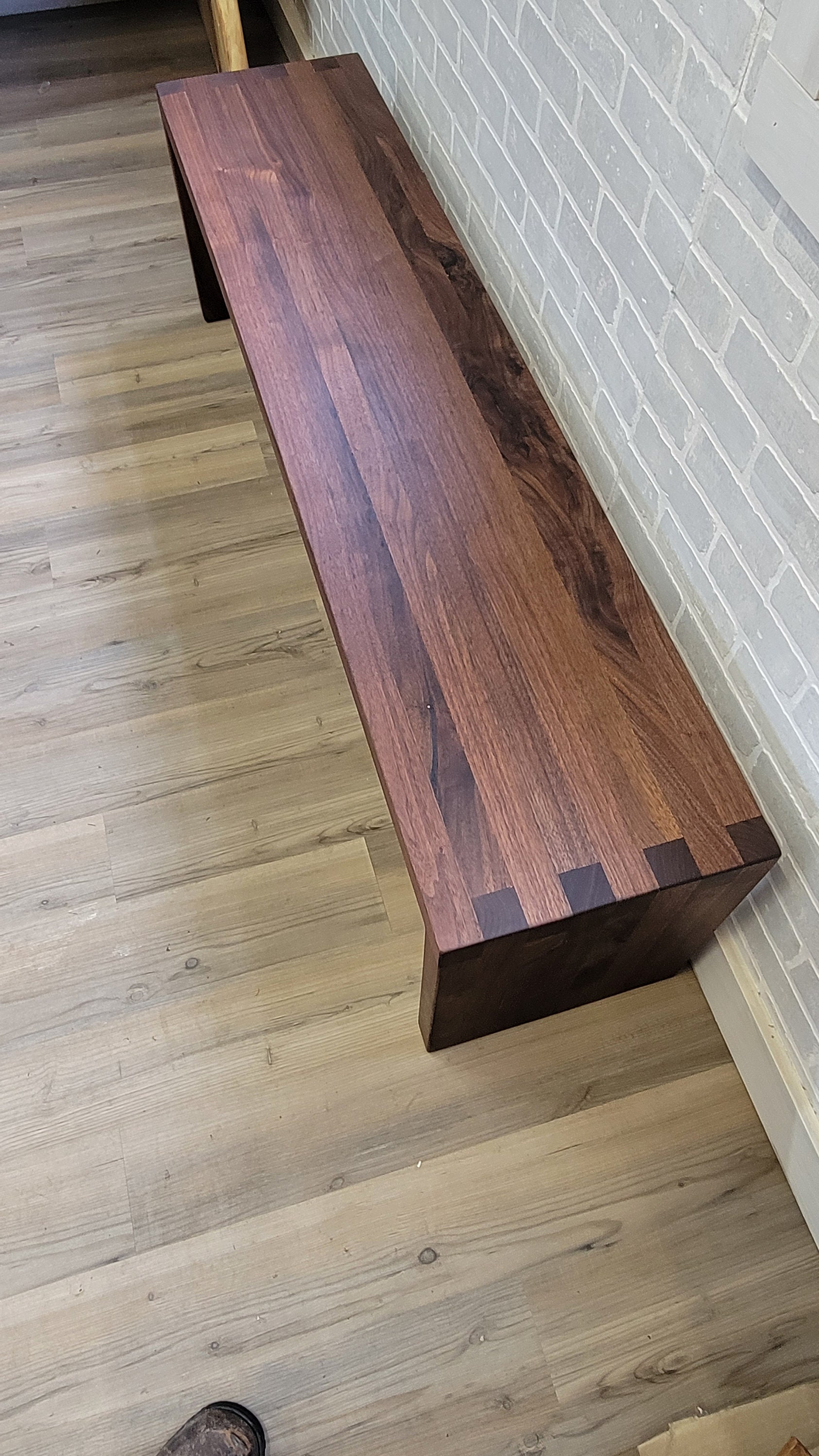 Walnut Bench - Etsy