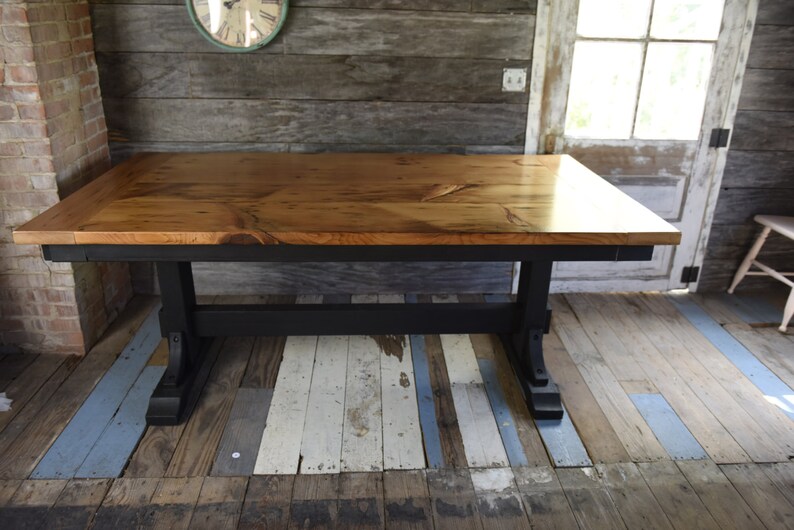 Reclaimed Wood Table, Farmhouse Table, Extension table, Dining Table image 2