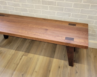 Walnut bench