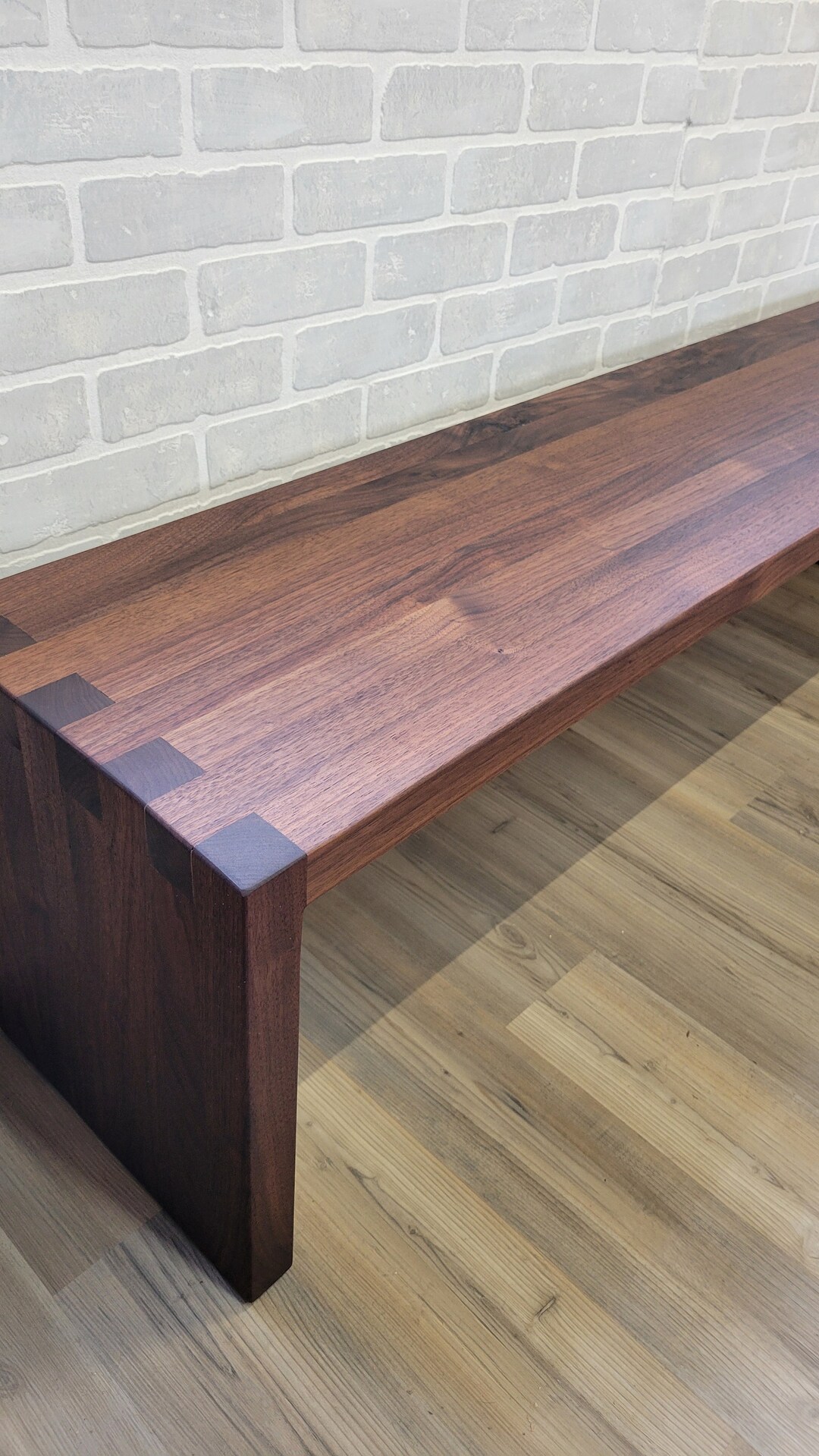 Walnut Bench - Etsy