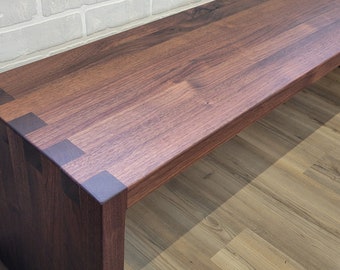 walnut bench