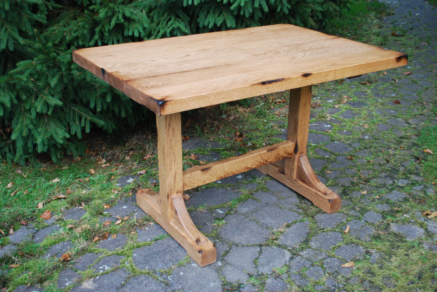 Breakfast Nook Table Farmhouse Dining Table Distressed Wood Etsy