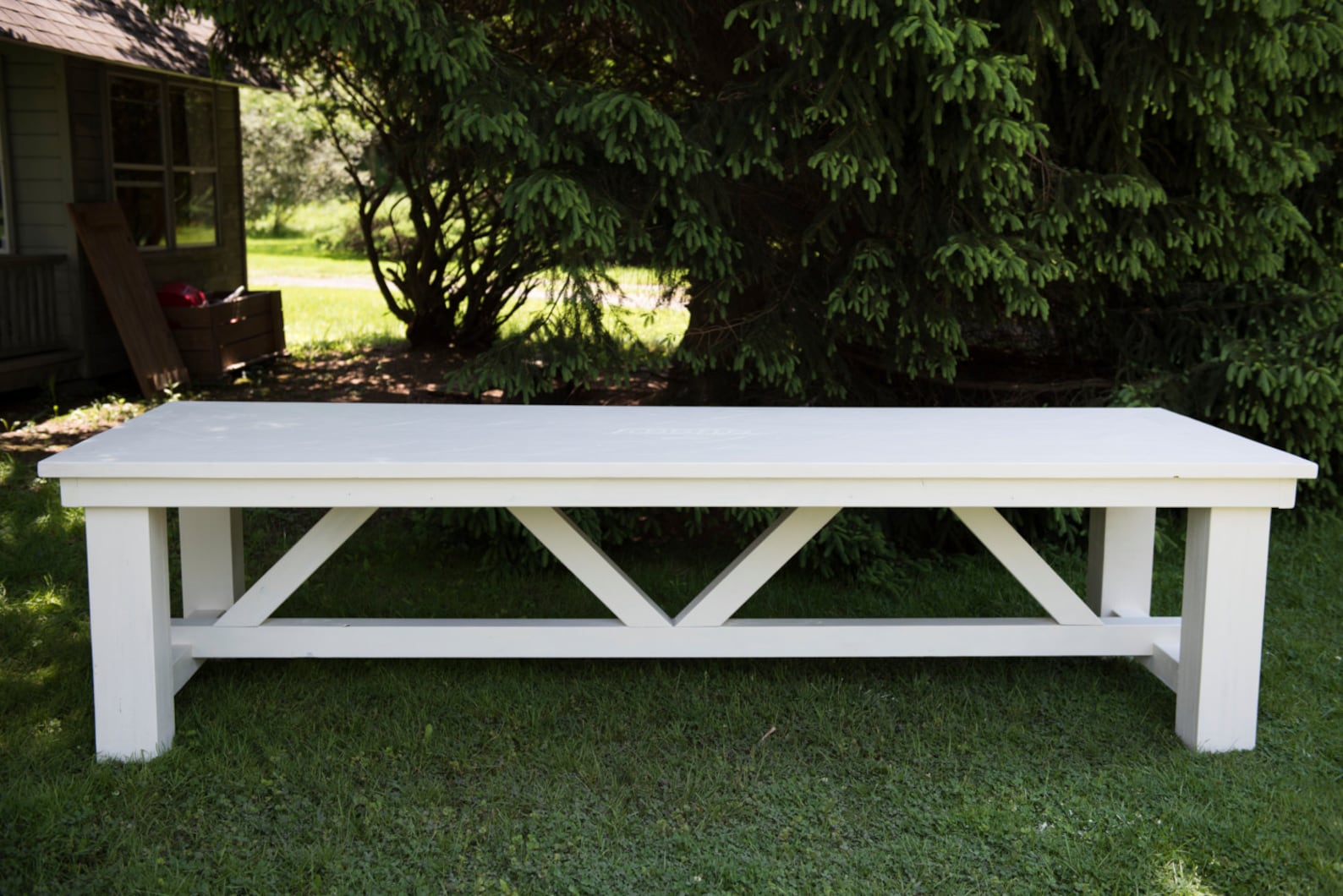 Outdoor Dining Table Patio Table large outdoor cedar table Etsy