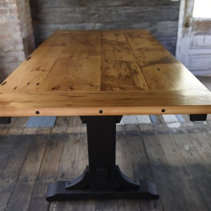 Reclaimed Wood Table, Farmhouse Table, Extension table, Dining Table image 3