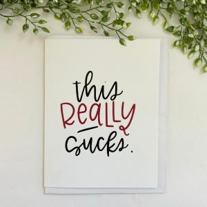 Support Card for Thinking of You Card for Hard Times Card for Loss of Loved One Card for Infertility Card for Miscarriage Card
