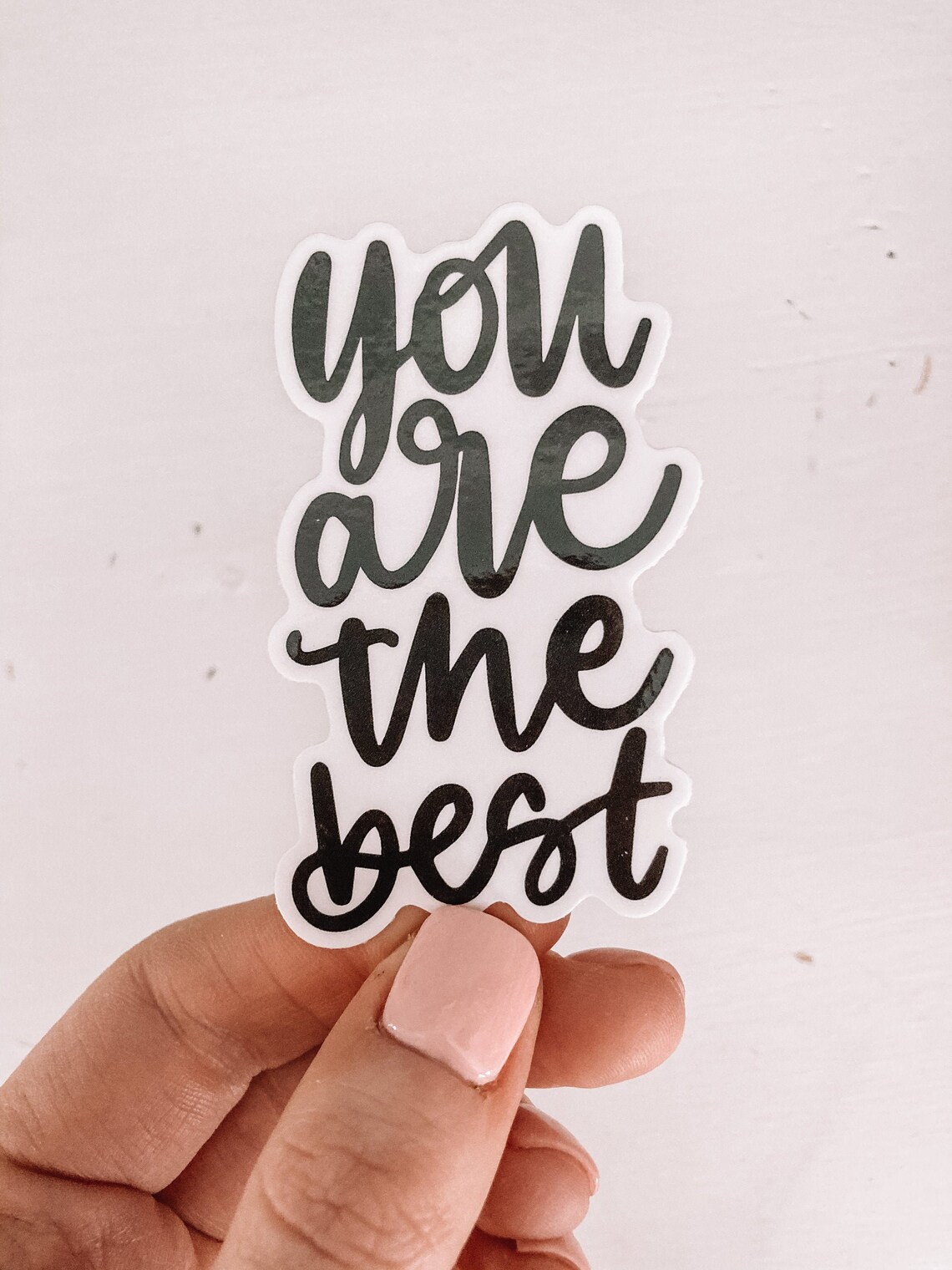 You Are the Best Sticker Sticker Friend Sticker Gift Etsy