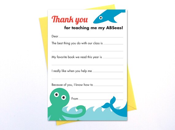Teacher Appreciation Printable Teacher Appreciation Week - Etsy