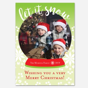Schneekugel-Weihnachtskarte, Frohe Weihnachten Karte, Schneeflocke Karte, personalisierte Weihnachtskarte, druckbare Weihnachtskarte, fliegende Pinwheel