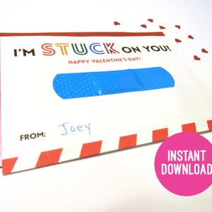 Kids Valentine, Bandage Valentine, Bandage Valentine Card, Printable Valentine, Instant Download Valentine, Flying Pinwheel