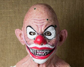 Halloween Silicone Mask "Scary Clown" NEW Hand Made, Pro High Quality, Unique, Handmade Silicone Mask, Custom Mask