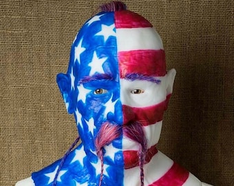 American Viking Silicone Mask: Halloween Costume, Unique Human Mask