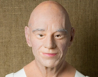 Handmade Silicone Old Man Mask "Patric" - Realistic Special Effects