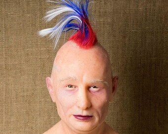 Handmade Silicone "Punk Vladimir Putin" Mask - Halloween Costume