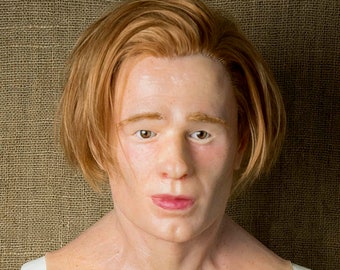 Handmade Silicone Mask "Henry": Realistic Human Mask