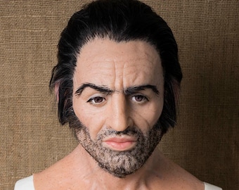 Handmade Realistic Silicone "Wolverine" Mask: Pro Quality Halloween Mask