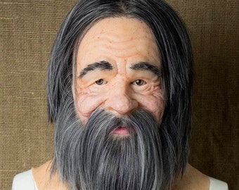 Handmade Silicone Halloween Mask, Realistic Human "Fedor"