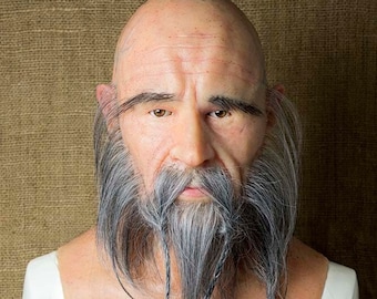 Handmade Viking Arne Silicone Mask: Pro Quality Halloween Costume