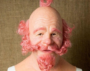 Handmade Silicone Mask, "Mr. Imagination", Realistic Human Mask