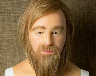 Halloween Mask: Hand-Made Silicone "Joaquin" Old Man Mask