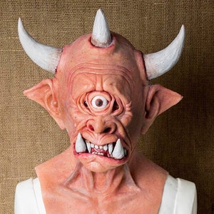 Handmade Silicone Cyclops Mask: Realistic Halloween Costume