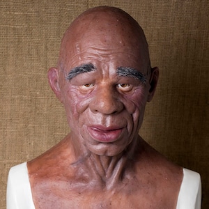 Realistic Silicone &quot;Joseph&quot; Mask: Hand-Made Old Man Mask