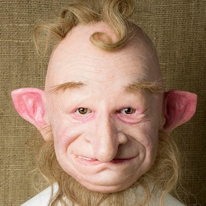 Halloween Silicone Mask  &quot;Dwarf Noisy&quot; , NEW Hand Made, Pro High Quality, Unique, Handmade Silicone Mask, Custom Mask, Silicone Mask