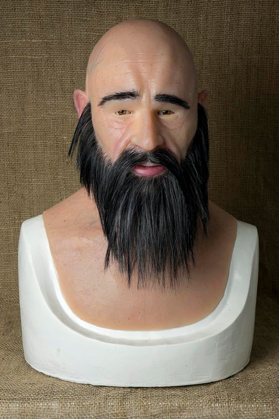 Silicone Mask Old Man wilhelm Halloween, Human Mask, Custom Mask, Pro