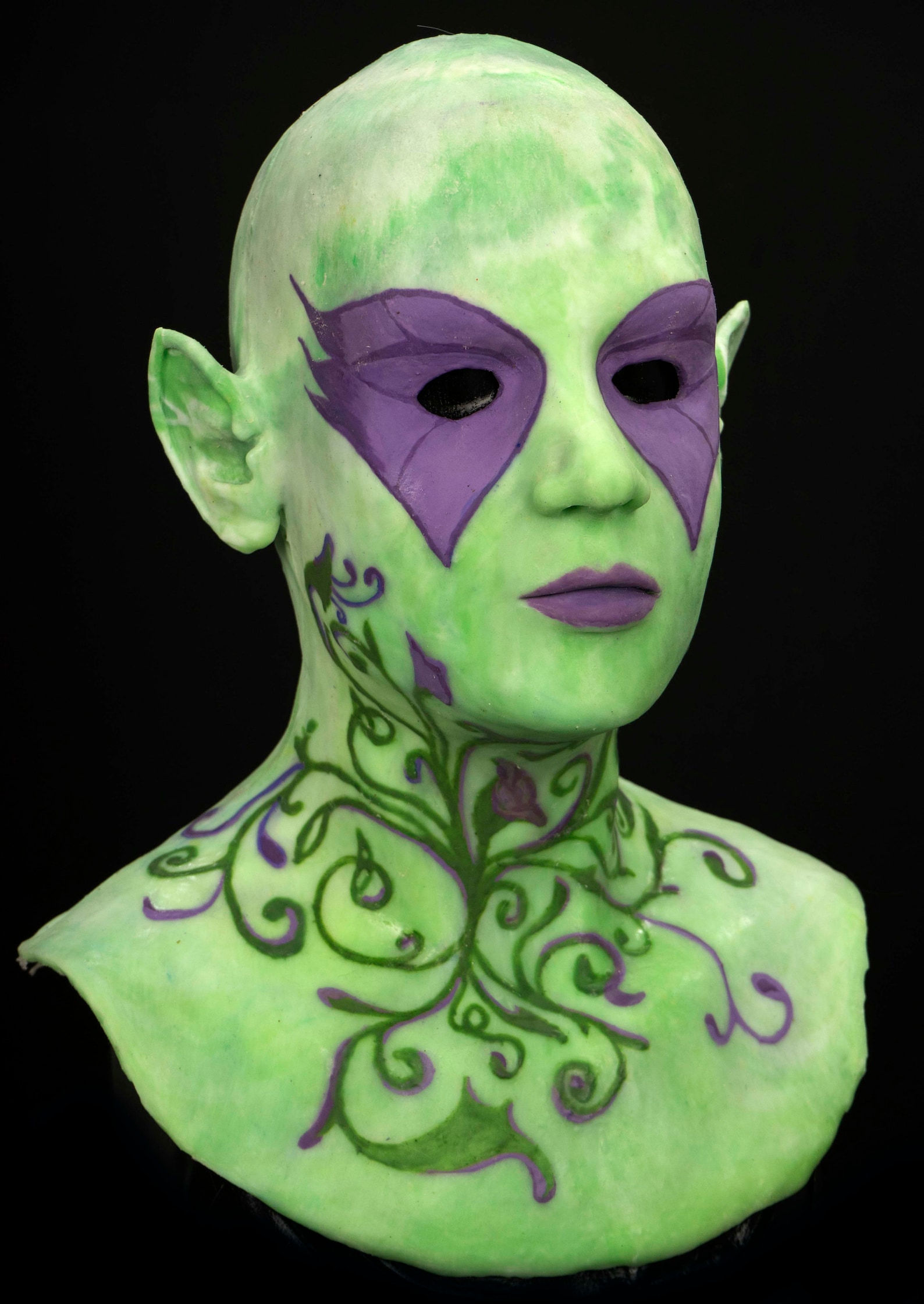 Silicone Mask elf Melian Hand Made, Halloween High Quality, Realistic