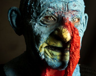 Silicone Mask "Turkey Man" Halloween, NEW Hand Made Silicone Mask, Pro High Quality, Unique, Realistic Silicone, Halloween Masks