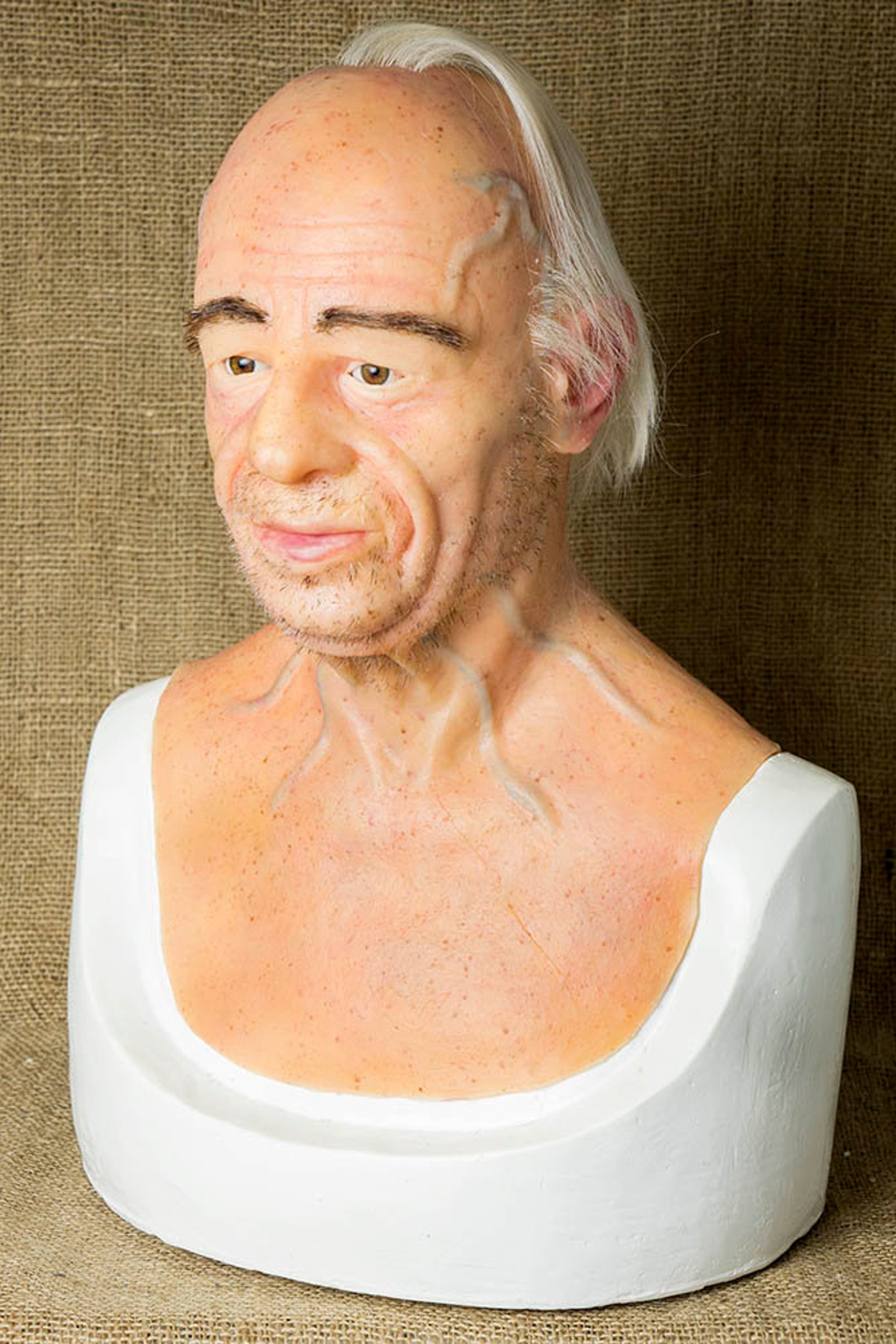Silicone Mask Old Man frank Halloween, Custom Mask, Terrifically