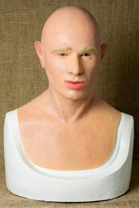 Figuur puur niet verwant Silicone Mask Young Man hans Hand Made by the - Etsy