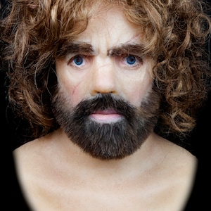 Handmade &quot;Tyrion Lannister&quot; Silicone Mask: Realistic Halloween Costume