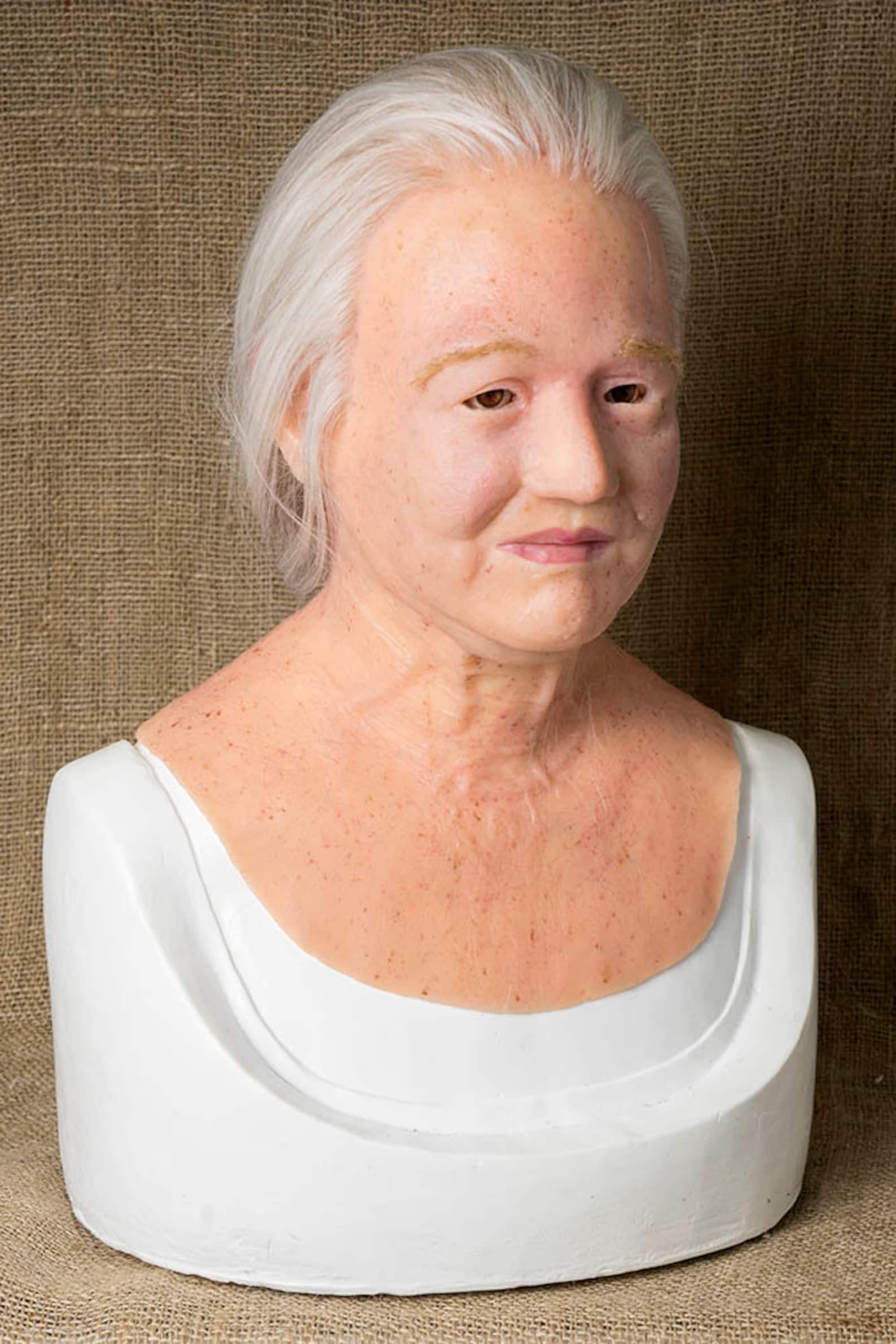 Silicone Mask grandmother Halloween, Custom Mask, Pro High Quality