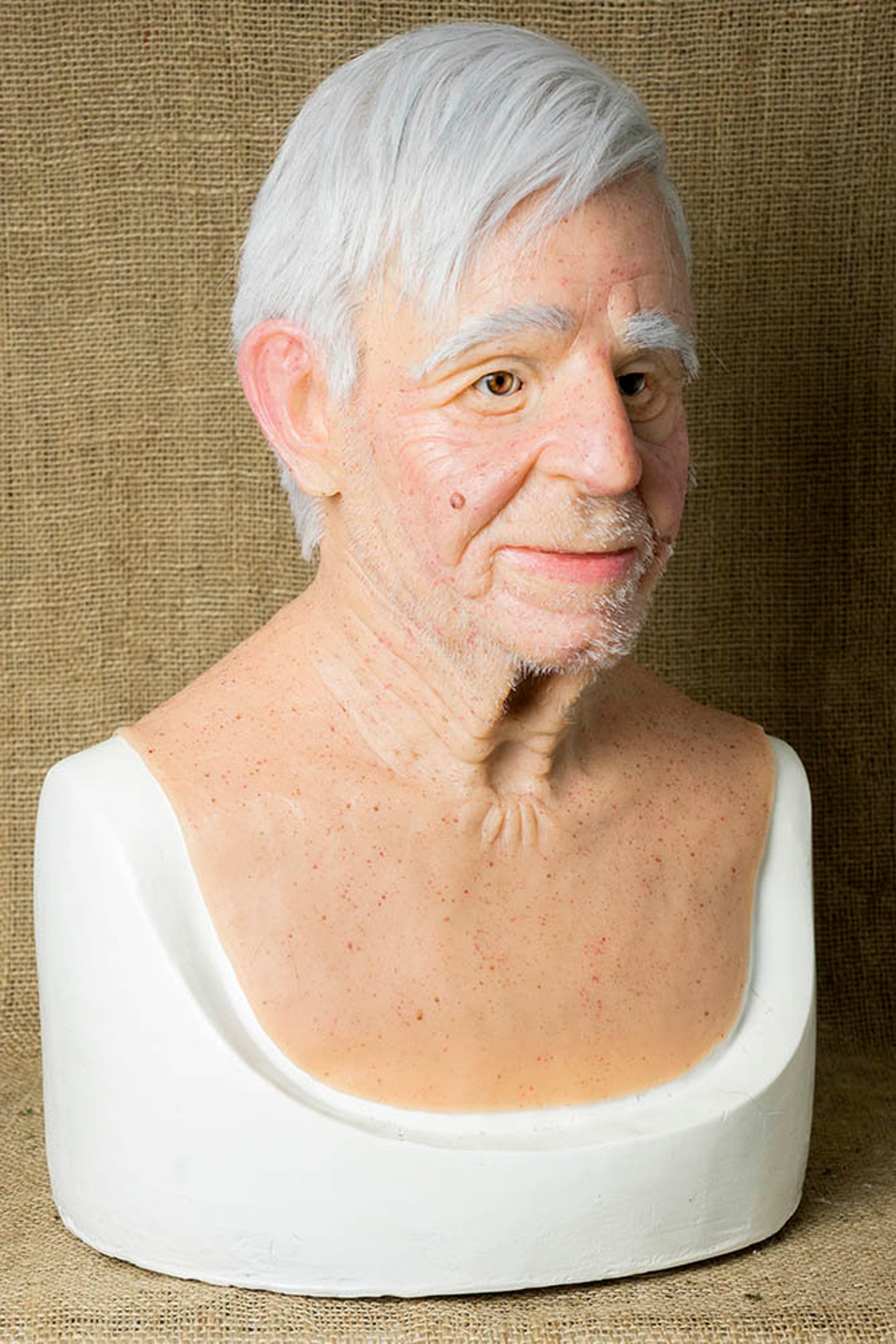Silicone Mask Old Man boris Halloween, Hand Made, Terrifically