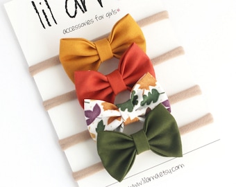 fall baby bows