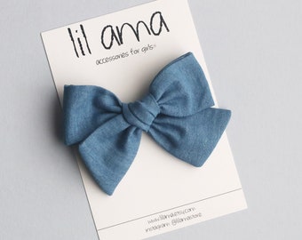 andmary Baby ribbon denim XS ④ ANDMARY】Baby ribbon denim