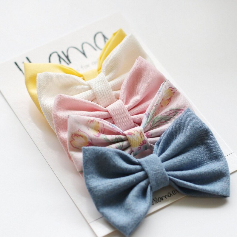 Baby Girl Bows Headbands Baby Bows Clips Spring Headbands Etsy