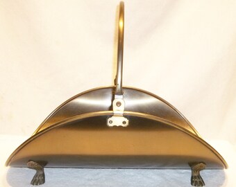 Brass Log Holder Etsy