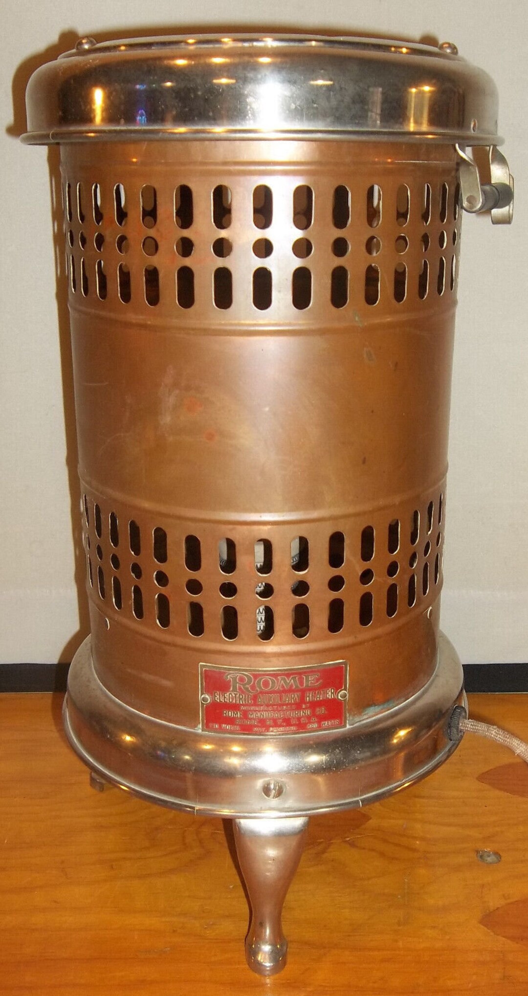 Antique Art Deco 1920's Rome Auxiliary Heater Copper & Etsy