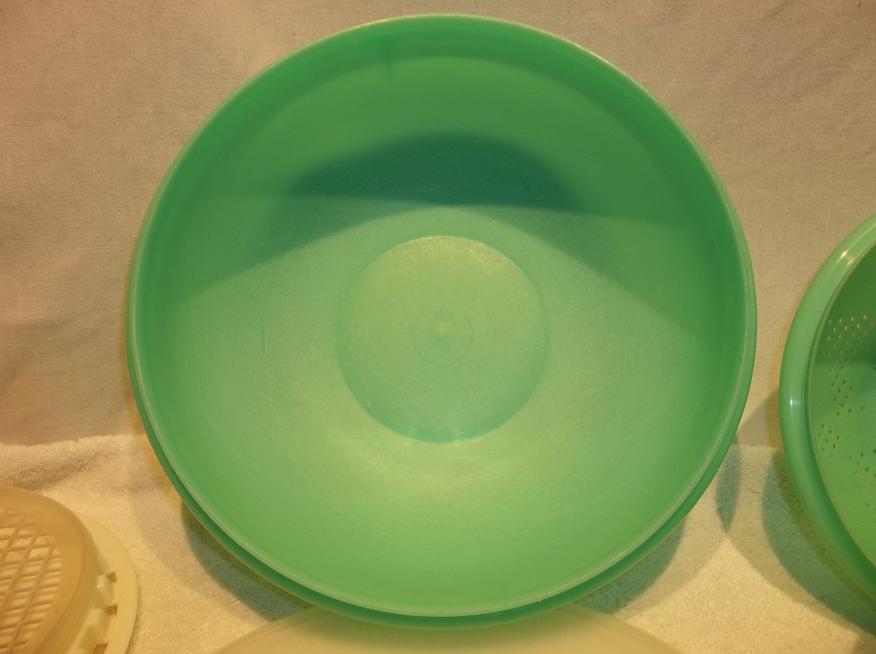 Antique Tupperware Jadeite Green Salad Set Vintage Keepers Fix Etsy