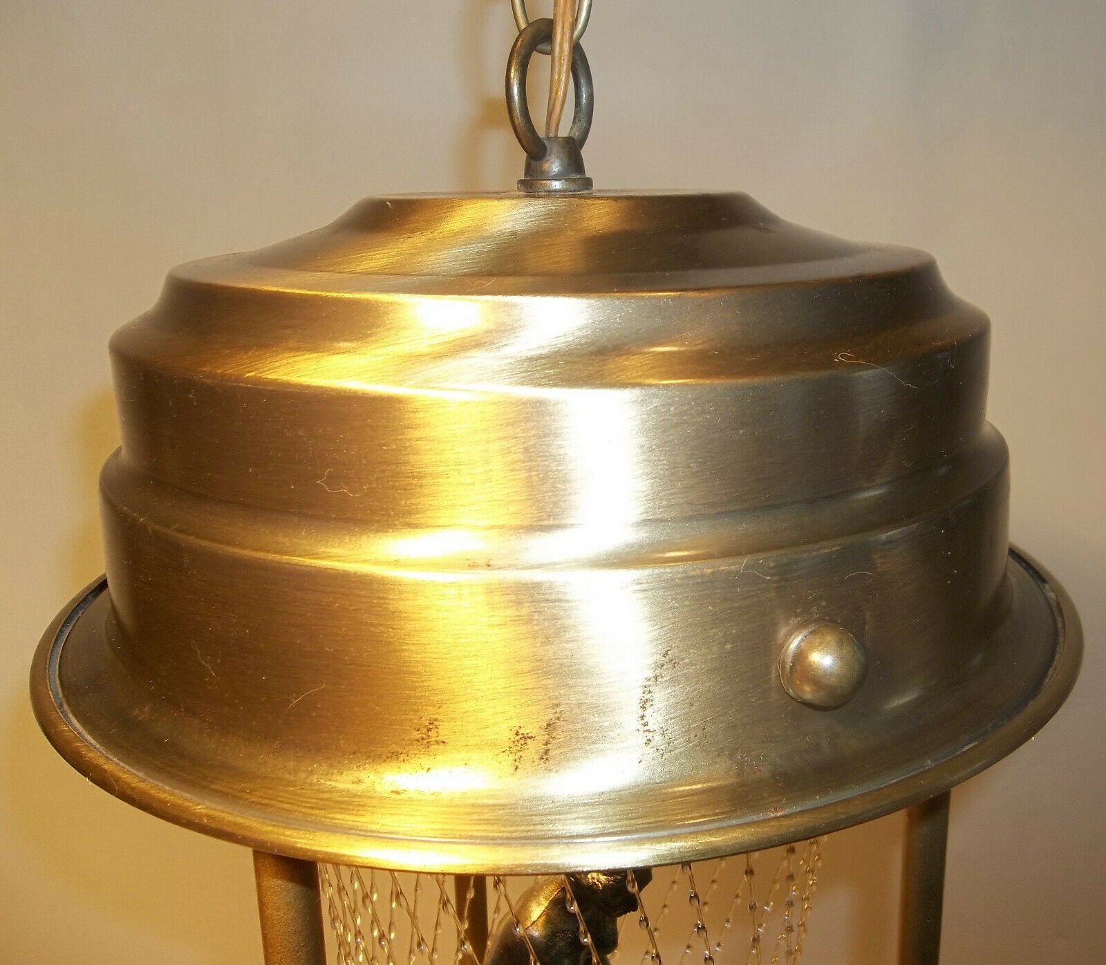 Vintage 1970s Mineral Oil Rain Hanging Swag Lamp Looks Good Etsy