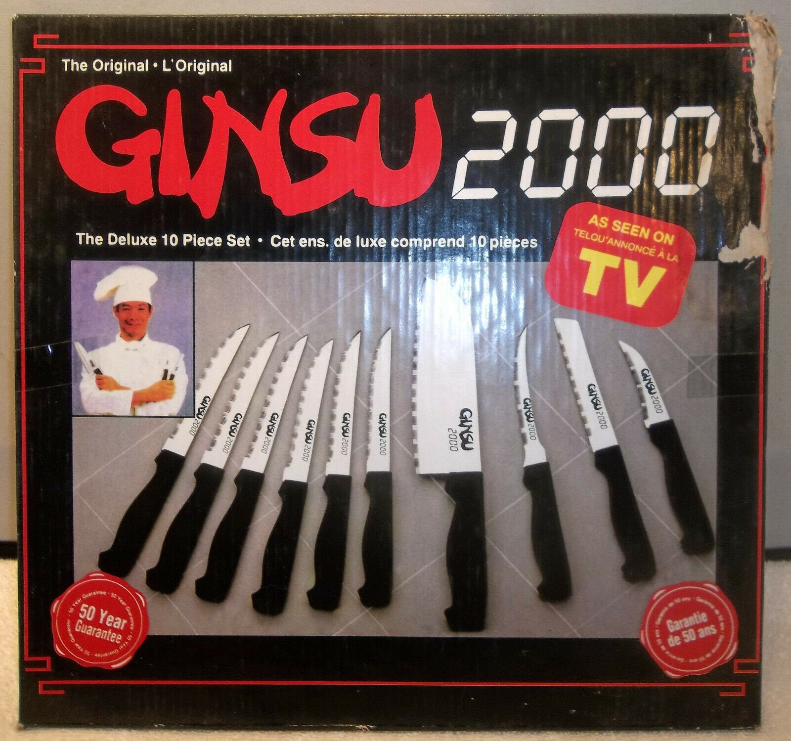 Sold at Auction: 12PC GINSU PROFESSIONAL CHEF KNIFE SET