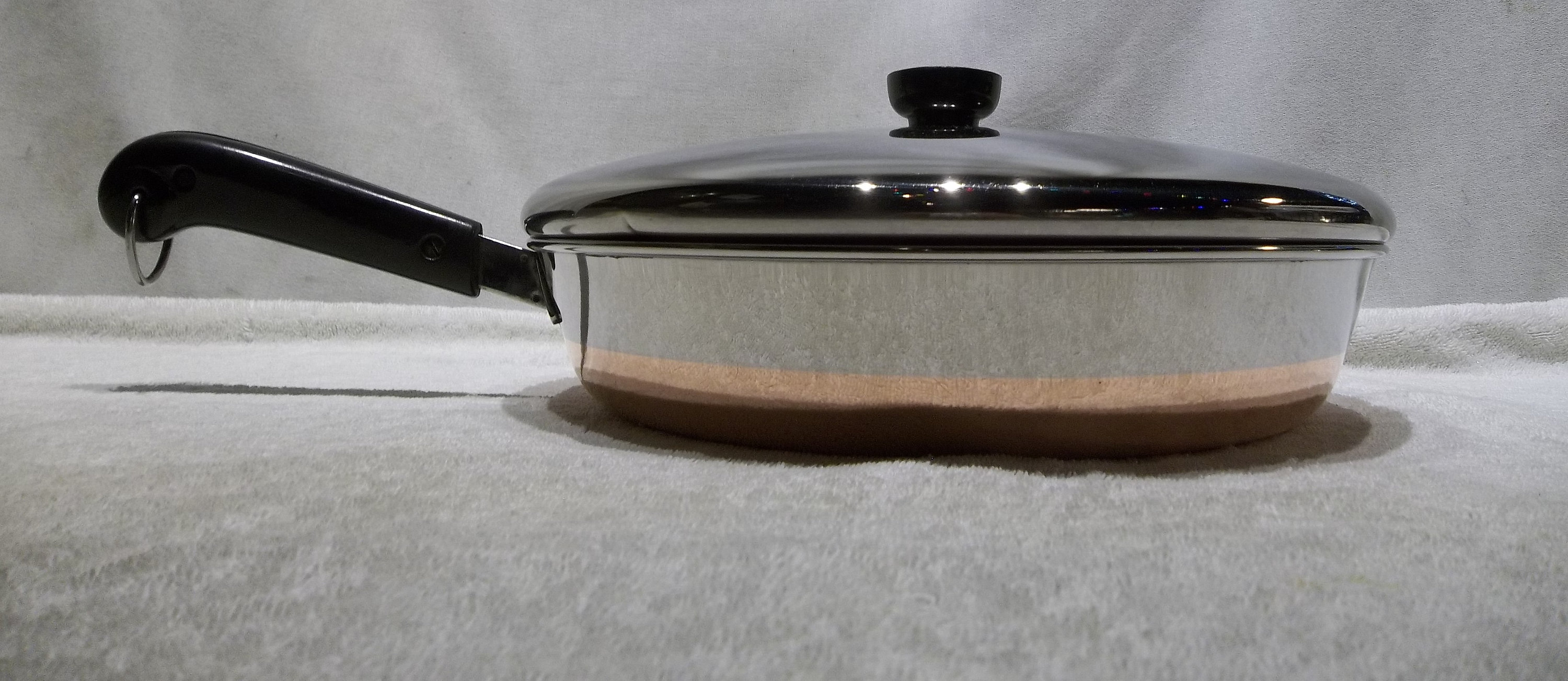 Antique Revere Ware Stainless Steel Cookware 12 Skillet Etsy