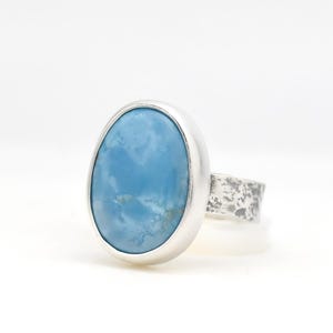 Golden Hills Lavender Turquoise Ring Handmade Silver Ring Made In USA Southwestern Jewelry