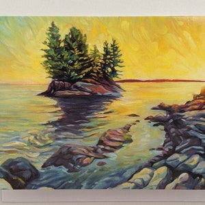Carte d’art Tofino Sunset (Blank Inside)