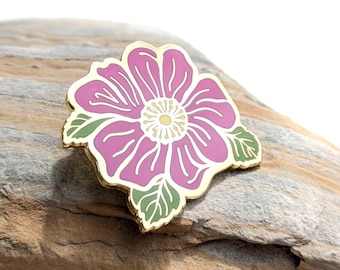 Wild Rose Hard Enamel Pin
