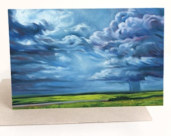 Passing Through Art Card (Blank Inside)