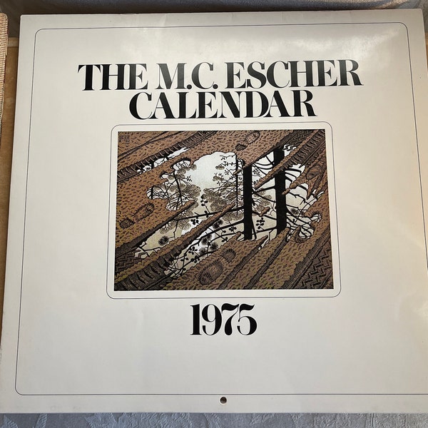 Vintage 1975 M.C. Escher Calendar | Used