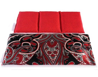 Therapeutic Hot and Cold Pain Relief Wrap. Heat Therapy. Hot and Cold Packs for Neck and Shoulders. Muscle Strain. Back Aches
