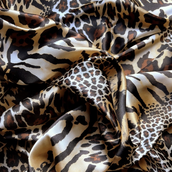 Satin Pillowcase 2 Pack - King Size (20x40, Gold Leopard) - Silky Pillow Cases for Hair and Skin - Satin Pillow Covers with Envelope Closure - Extra Soft Premium Microfiber
